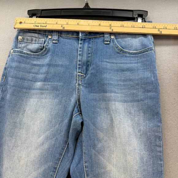 7 for All Mankind Jeans Girls 14 Light Blue Josefina Skinny Boyfriend Preppy - Picture 11 of 15